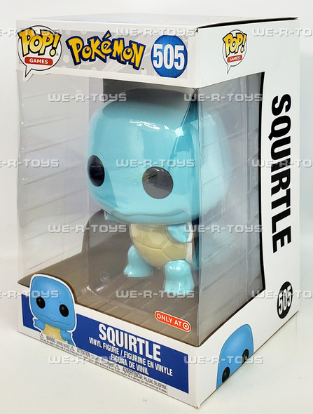 Funko POP Games Pokemon Squirtle 505 Vinyl Figure 10 Inch
