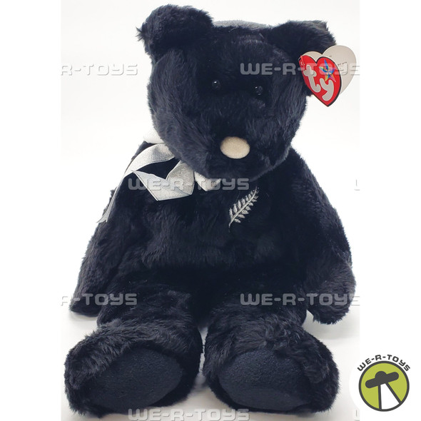 Ty Beanie Buddy Ferny the Bear New Zealand Plush 2002