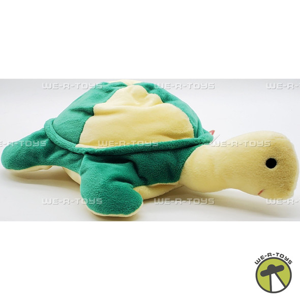 Ty Pillow Pals Snap the Turtle Green and Yellow Shell Plush