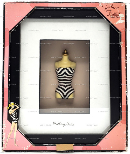 Barbie Fashion Frames Bathing Suit Fashion Wall Decor 2003 Mattel #B5900