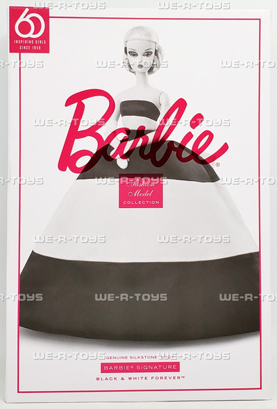 Barbie Fashion Model Collection Black & White Forever Silkstone Barbie Doll