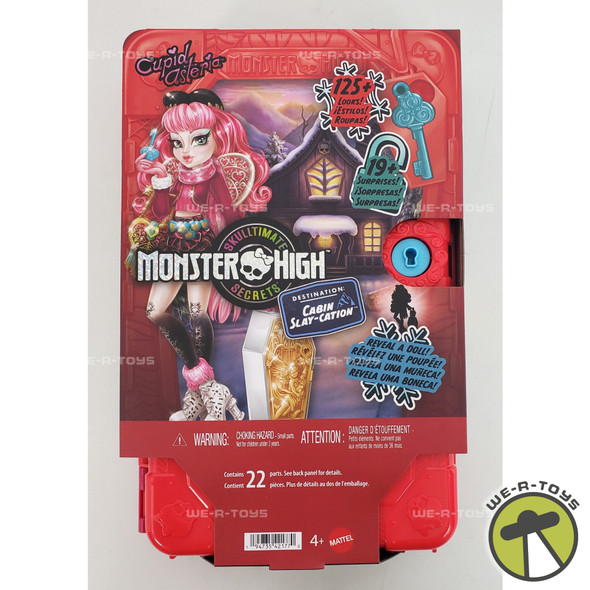 Monster High Skulltimate Secrets Cabin Slay-Cation Cupid Asteria Doll Mattel