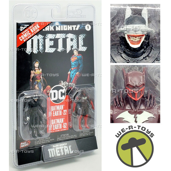 DC Direct Page Punchers Batman Who Laughs & Red Death Figures with Comic Book
