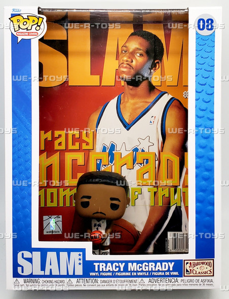 Funko POP NBA Cover SLAM Tracy McGrady 08 Vinyl Figure