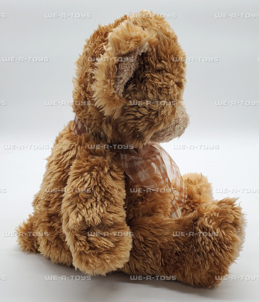 Ty Beanie Classics Pinwheel the Bear with Plaid Bow Plush