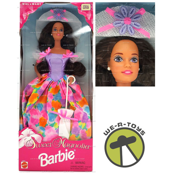 Sweet Magnolia Brunette Barbie Doll 1996 Mattel #15654