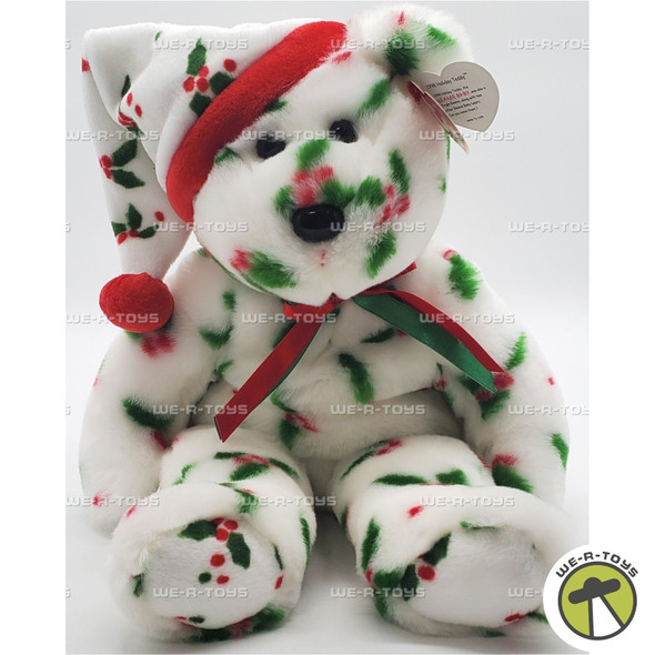 Ty Beanie Buddy 1998 Holiday Bear Plush