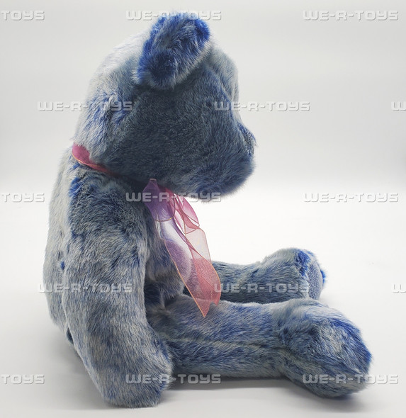 Ty Beanie Buddy Periwinkle the Bear with Purple Ribbon Plush 2001
