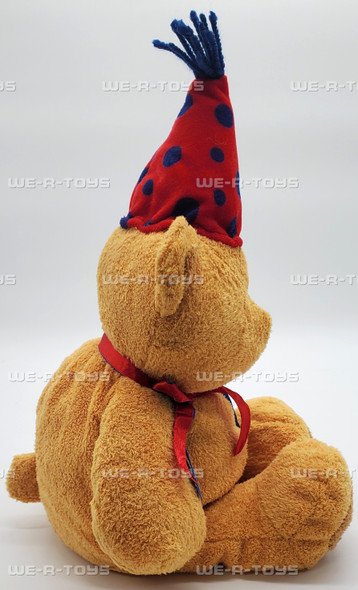 Ty Beanie Buddy Fun the Bear with Red Party Hat Plush 2000
