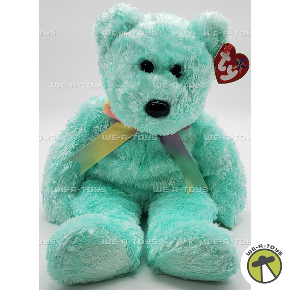 Ty Beanie Buddy Sherbet the Green Bear Plush 2003