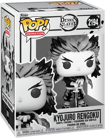 Funko Pop Animation 2194 Demon Slayer Kyojuro Rengoku Sumi-Ink Vinyl Figure