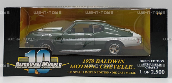 American Muscle 1970 Baldwin Motion Chevelle Green Die Cast Vehicle ERTL 2001