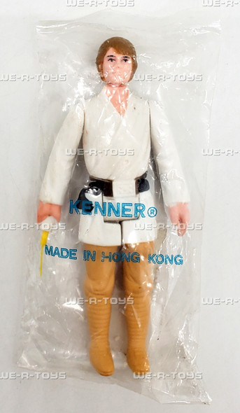 Vintage Kenner 1977 Star Wars Hong Kong Luke Figure Brown Hair ESB-C Baggie