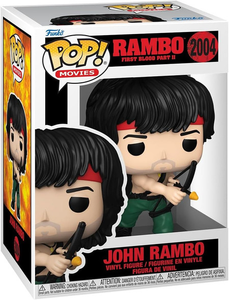 Funko Pop 2004 Movies Rambo II John Rambo Vinyl Figure