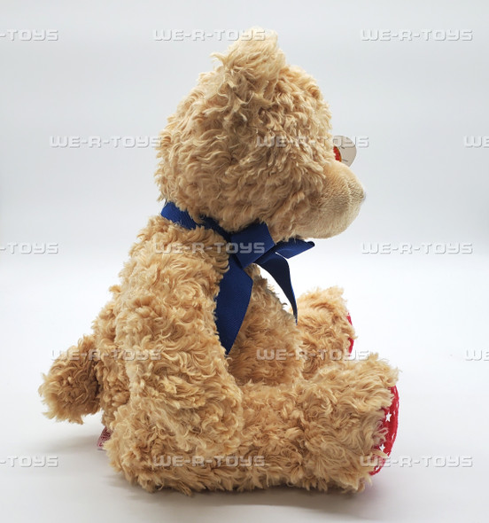 Ty Beanie Buddy Independence the Bear with White Nose Plush