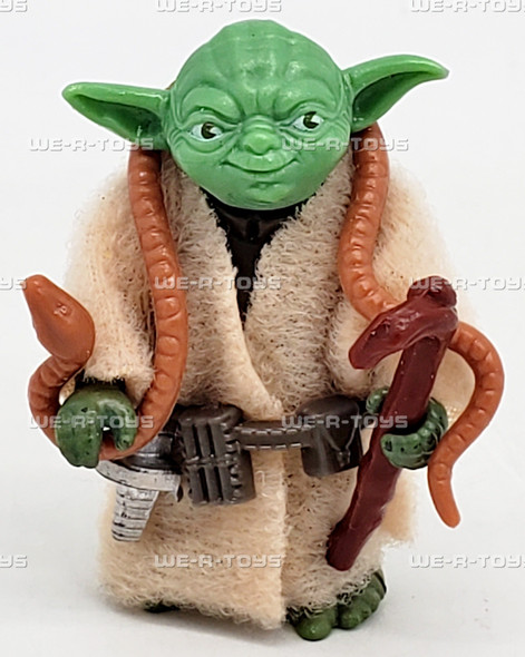 Vintage Star Wars ESB Yoda Figure Brown Snake Dark Brown Snake Pacman Eyes