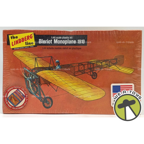 The Lindberg Line Bleriot Monoplane 1910 1:48 Scale Plastic Model Kit Round 2