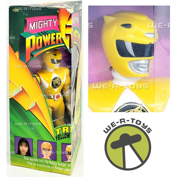 Mighty Morphin Power Rangers Yellow Ranger Trini Action Figure 1994 Irwin 22001