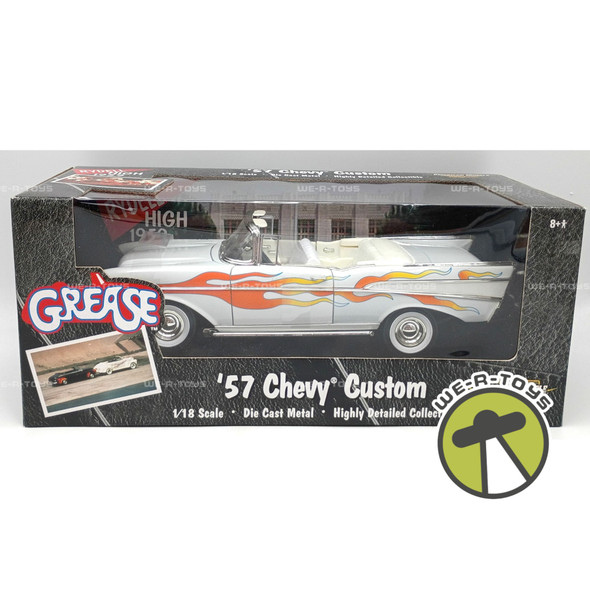 American Muscle 1957 Chevy Custom White Die Cast Vehicle ERTL Collectibles 2001