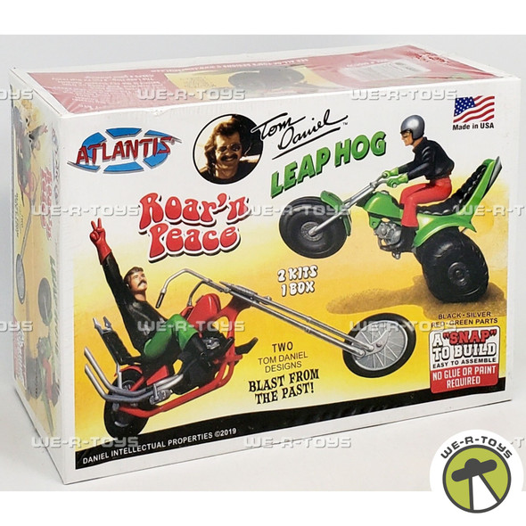 Tom Daniel Leap Hog and Roar N Peace Snap Build Model Kit 2019 Atlantis M6600