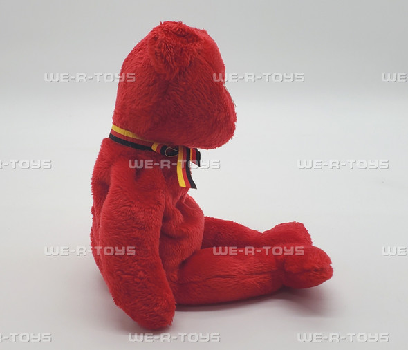 Ty Beanie Baby Graf von Rot the Bear German Plush 2002