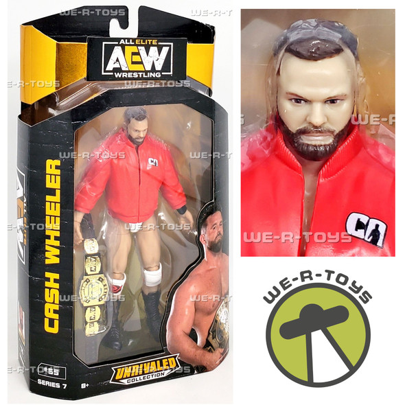 AEW Unrivaled Collection Series 7 Cash Wheeler Figure Jazwares 39355