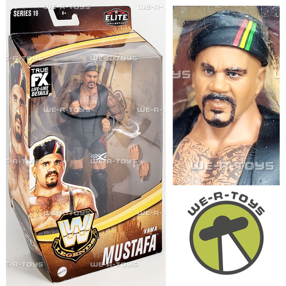 WWE Elite Legends Collection Series 19 Kama Mustafa Action Figure Mattel HLP53