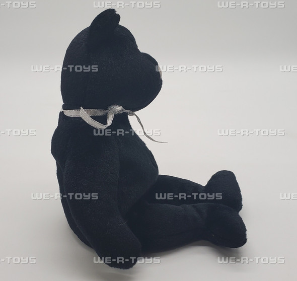 Ty Beanie Baby Ferny the Bear New Zealand Exclusive Black Plush