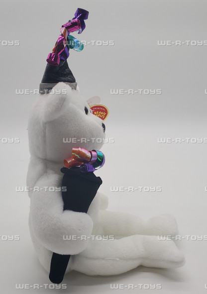 Ty Beanie Baby 2006 New Year the Bear with Party Hat Plush