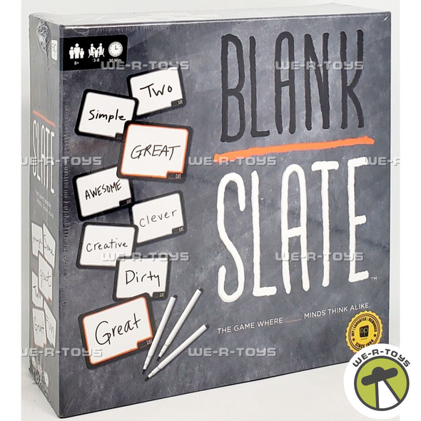Blank Slate Where Great Minds Think Alike Family-Friendly Board Game 04980