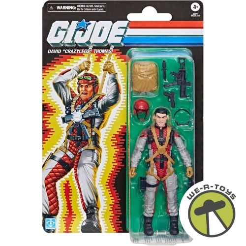 G.I. Joe Classified Series Retro Cardback David Crazylegs Thomas Action Figure