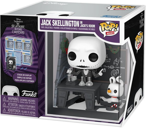 Funko Pop Nooks The Night Before Christmas Jack Skellington in Jack’s Room