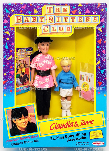 The Baby-Sitter's Club Claudia and Jamie Dolls 1991 Remco Toys 09303