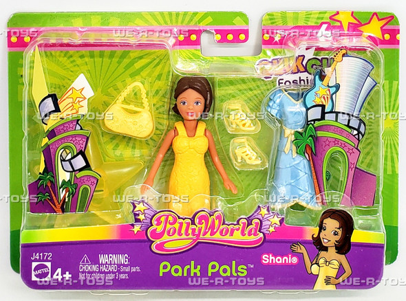 Polly World Park Pals Shani Quick Click Fashions Doll Playset 2006 Mattel 36966