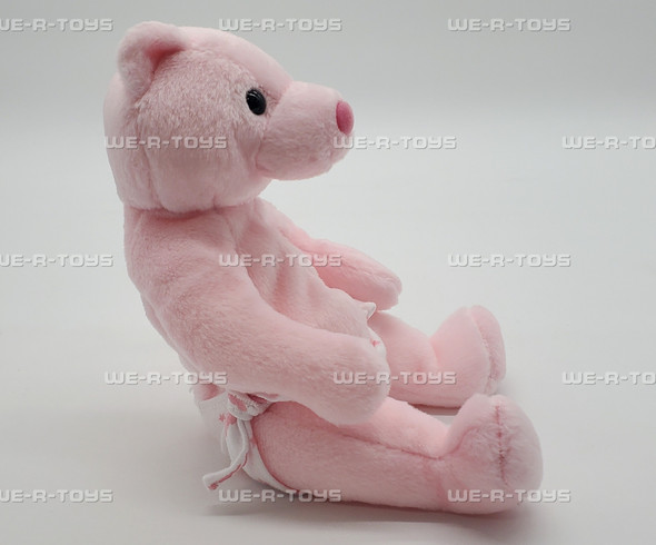 Ty Beanie Baby It's a Girl the Bear with Diaper Pink Plush 2004