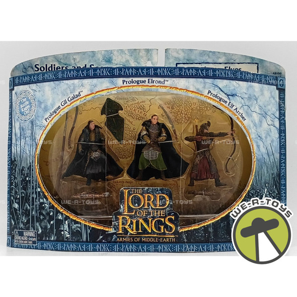 Lord of the Rings Middle Earth Prologue Elves Battle Scale Figures Set 48100
