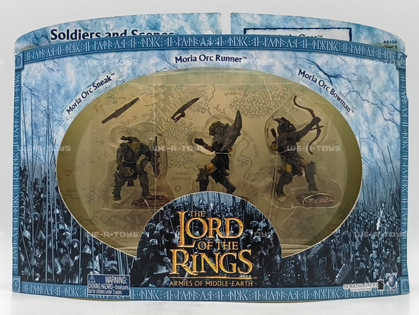 Lord of the Rings Middle Earth Moria Orcs Battle Scale Figures Set #48100