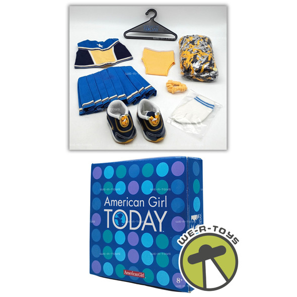 American Girl Today Cheerleader Doll Fashions Set and Pom Pom
