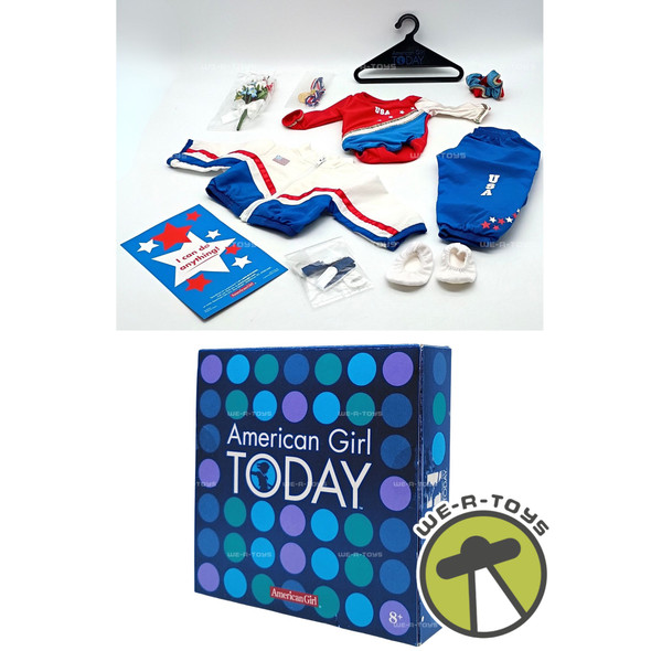 American Girl Today USA Olympic Gymnastics Set Doll Fashions Set & Accessories