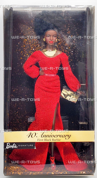 40th Anniversary First Black Barbie Barbie Doll 2019 Mattel GLG35