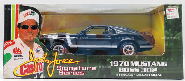 American Muscle 1970 Mustang Boss 302 John Force Signature Series ERTL 2001