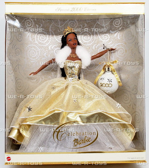 Celebration Barbie 2000 African American Doll Special Edition Mattel 28270