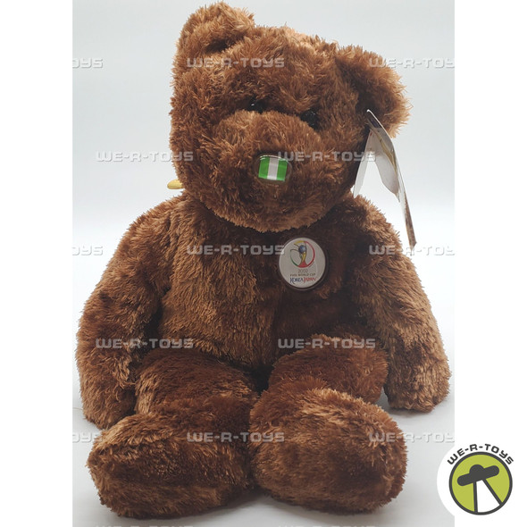 Ty Beanie Buddy Nigeria Champion FIFA 2002 World Cup Bear Plush