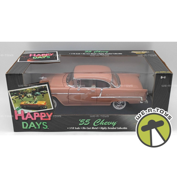American Muscle Happy Days '55 Chevy Bel Air Die Cast Coral Vehicle ERTL 2001