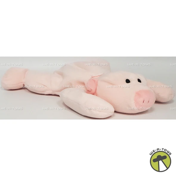 Ty Pillow Pals Oink the Pig with Pink Ribbon Plush