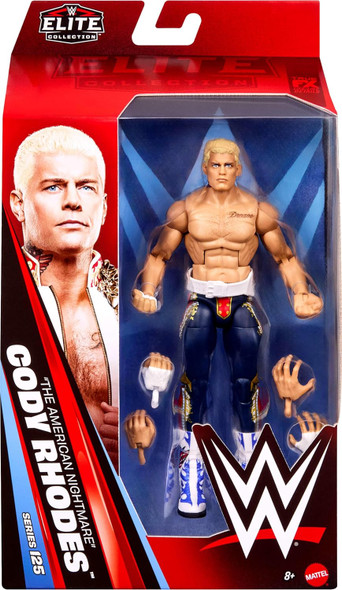 WWE Elite American Nightmare Cody Rhodes Action Figure 2026 Mattel