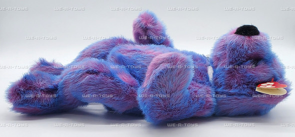 Ty Classics Purplebeary the Bear with Silver Ribbon Plush