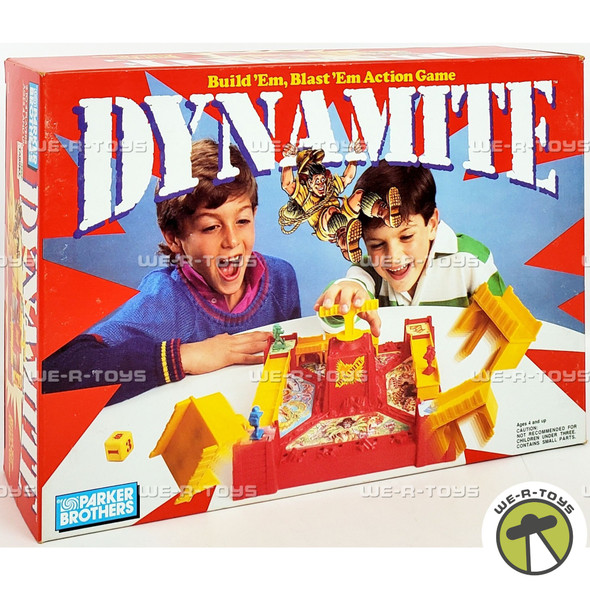 Dynamite Build 'Em Blast 'Em Action Game 1988 Parker Brothers 0465