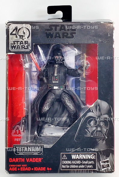 Star Wars The Black Series Darth Vader Titanium Figure 2016 Hasbro C1859