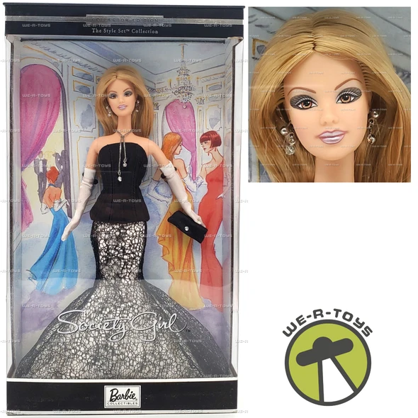 Society Girl Barbie Doll 2001 Barbie Collectibles Mattel #56203